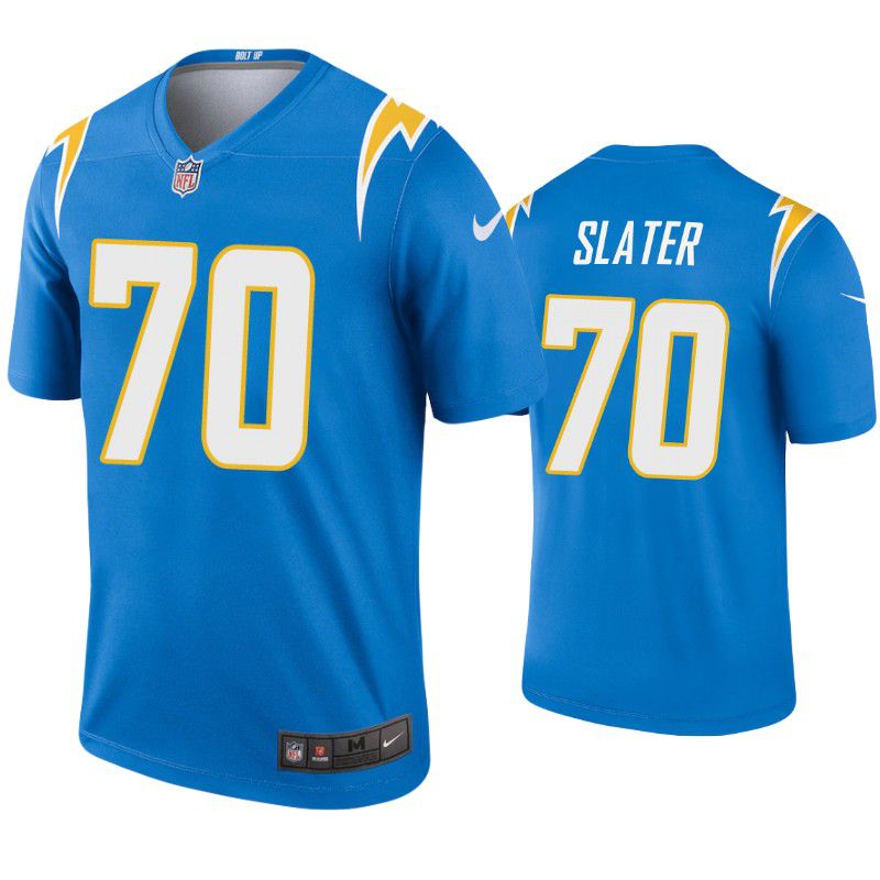 Men Los Angeles Chargers #70 Rashawn Slater Nike Powder Blue Legend NFL Jersey
